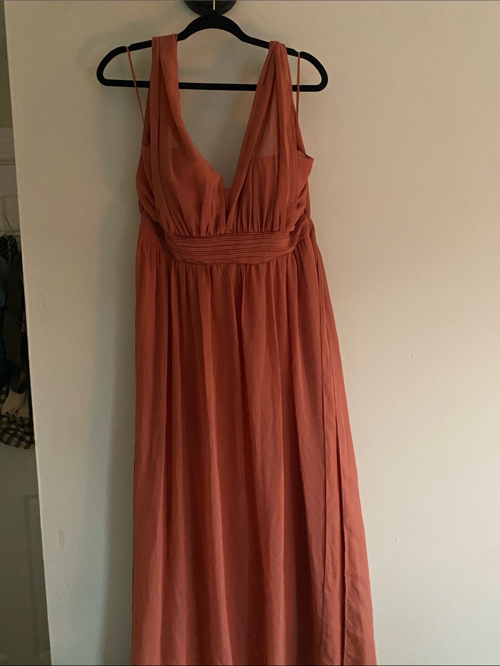 Terracotta Chiffon Grace Dress
